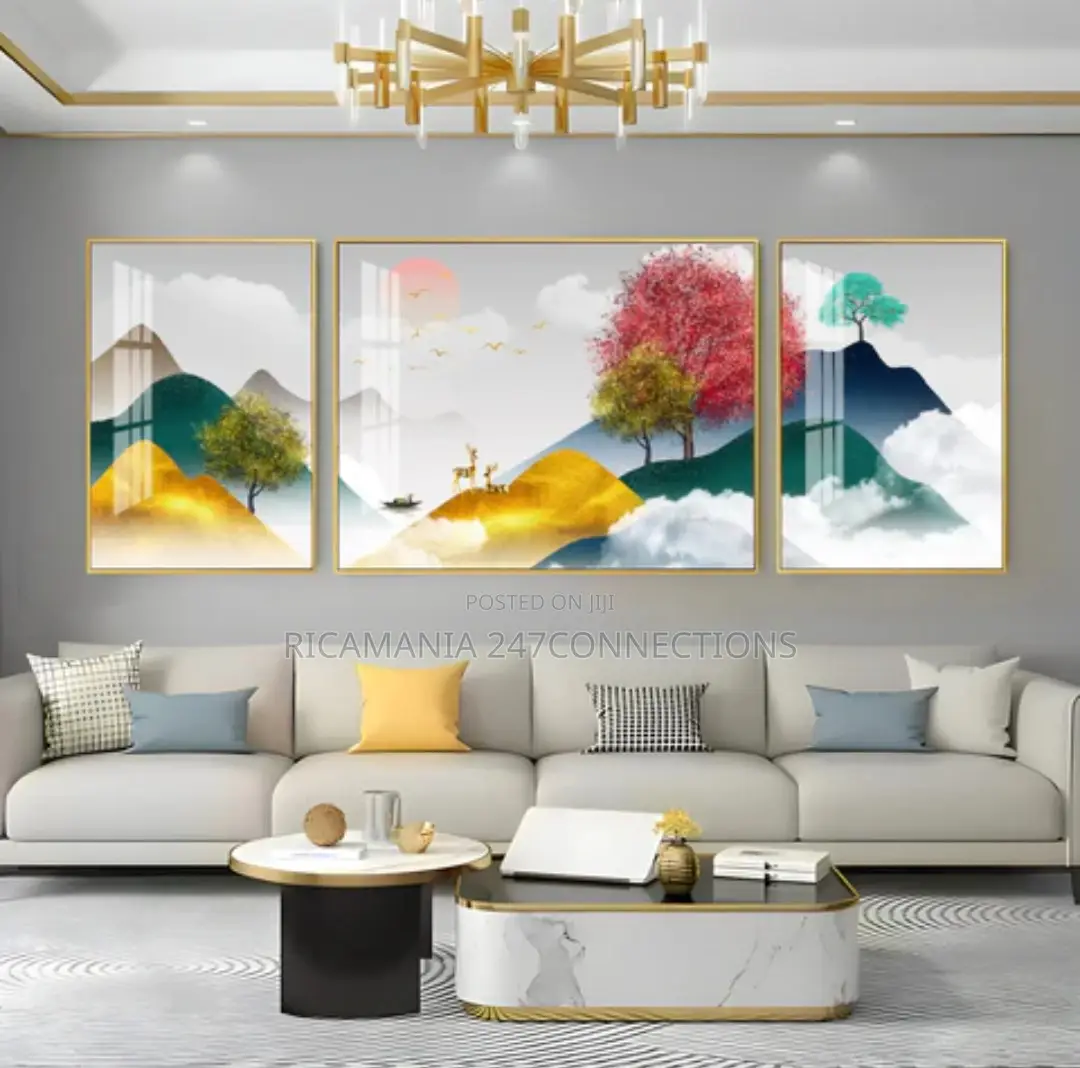 Luxury Interior Abstract Artwork Frame