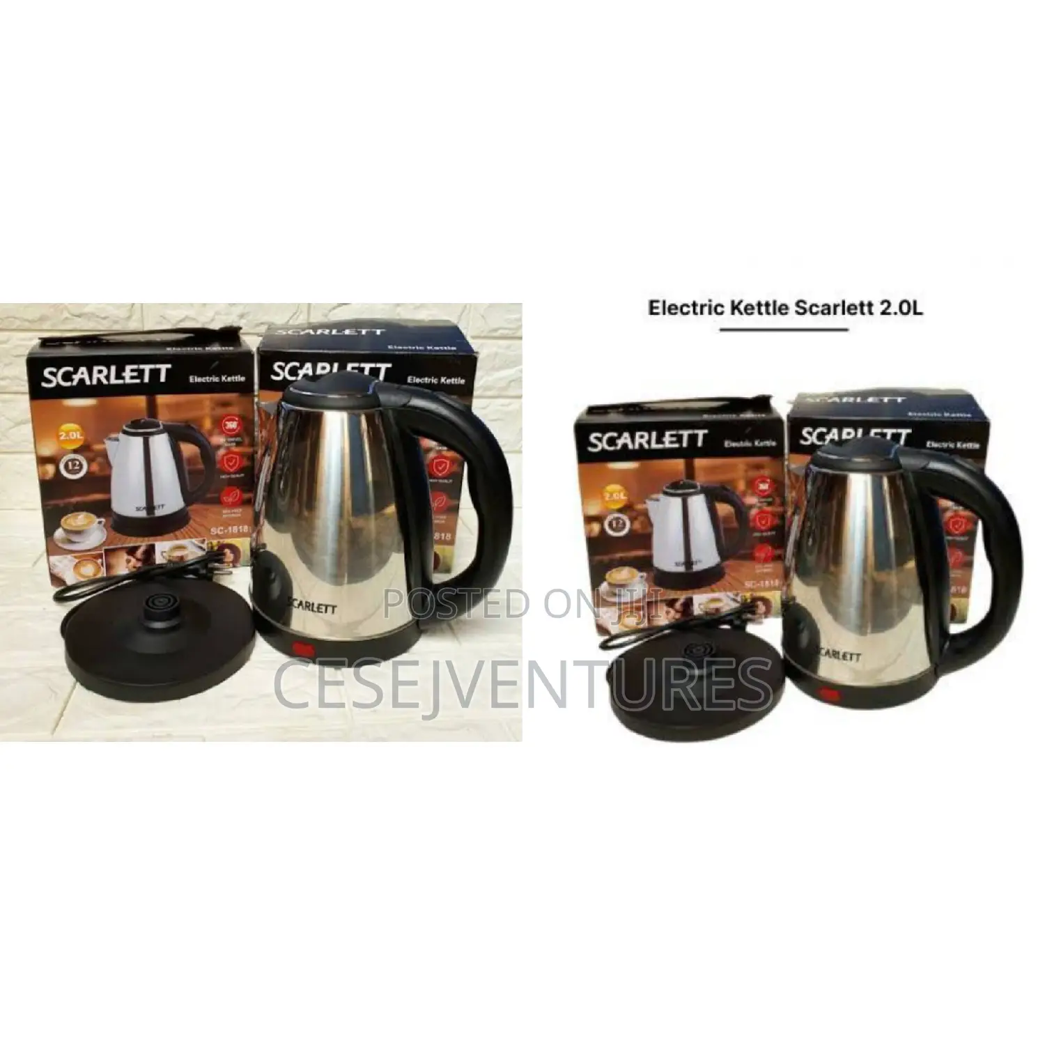 Scarlett Electric Kettle 2.0L