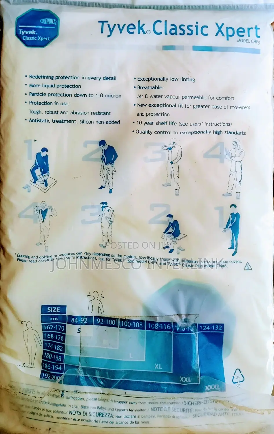 Tyvek Coveralls