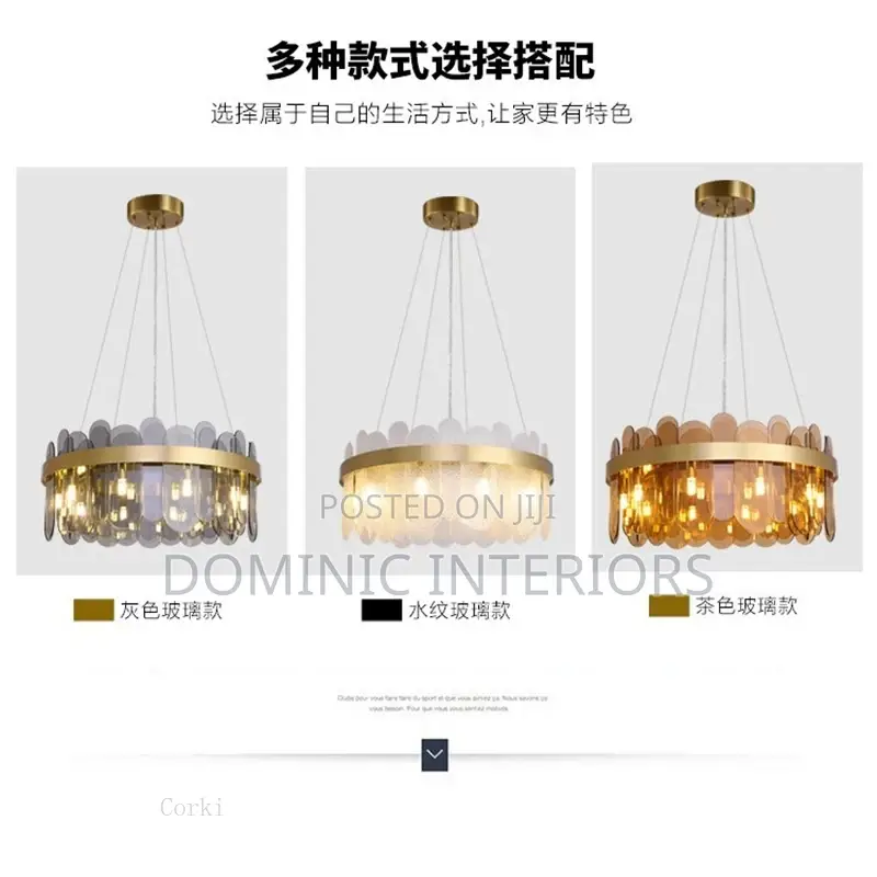 Nordic Crystal Glass Chandelier