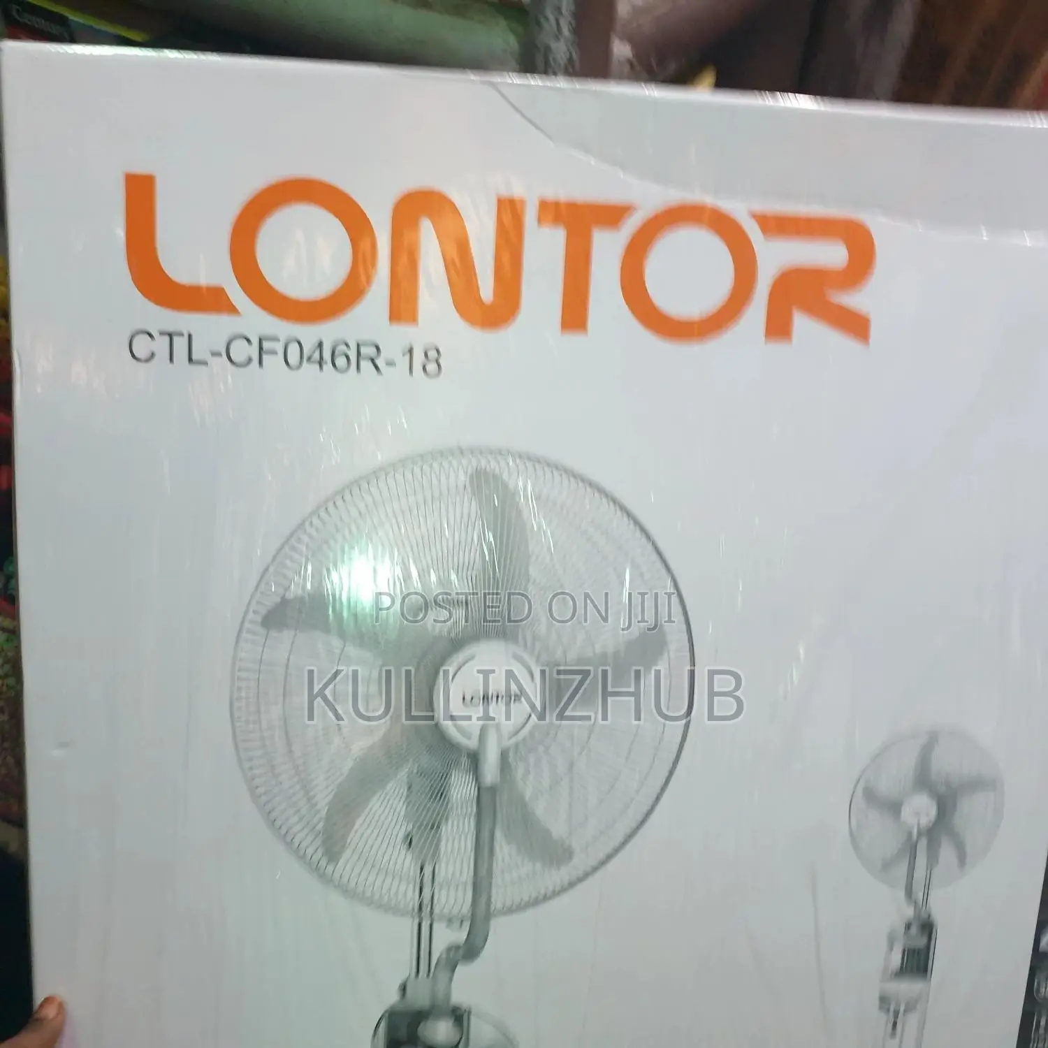 Lontor 18 Inches Rechargeable Mist Fan With Remote Control