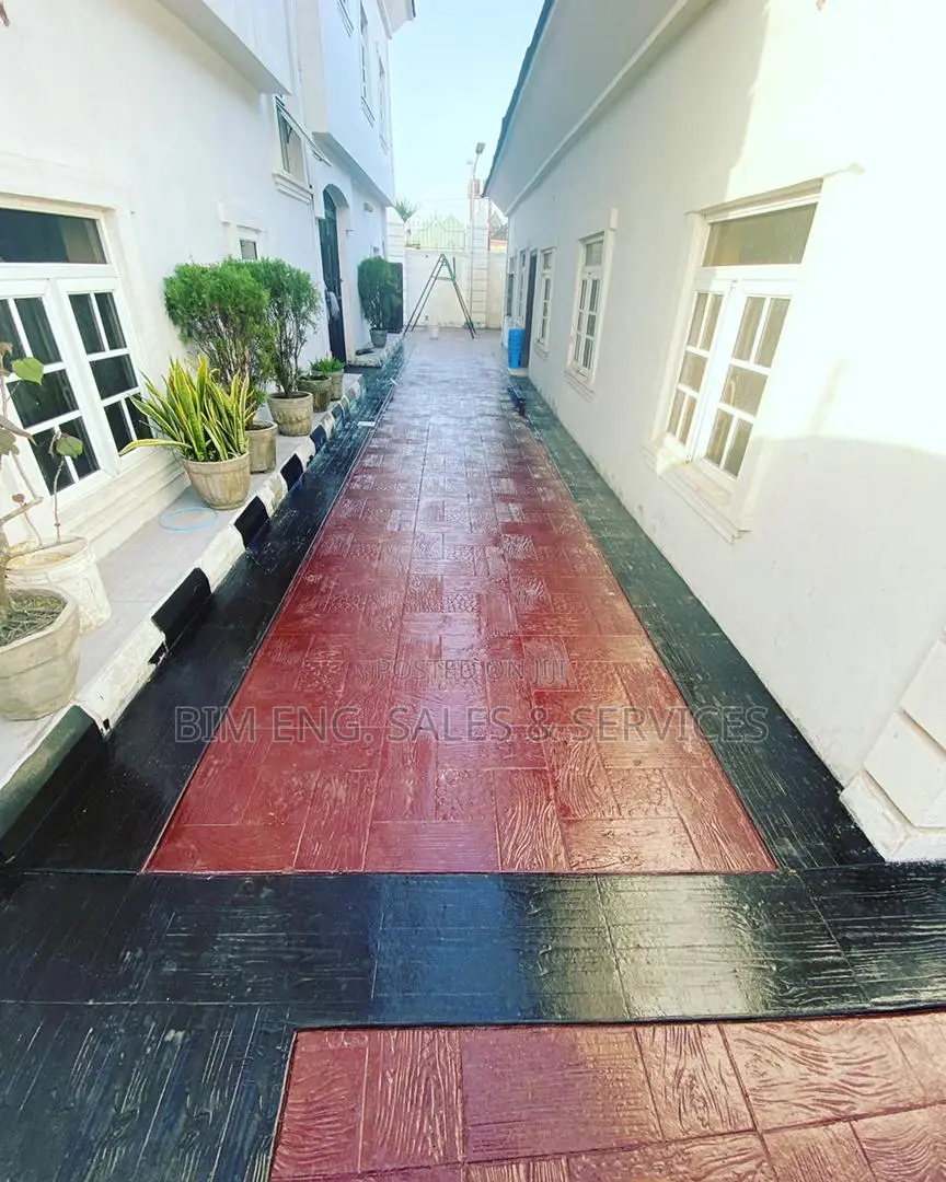 Stamped Concrete Flooring Design, Pigments