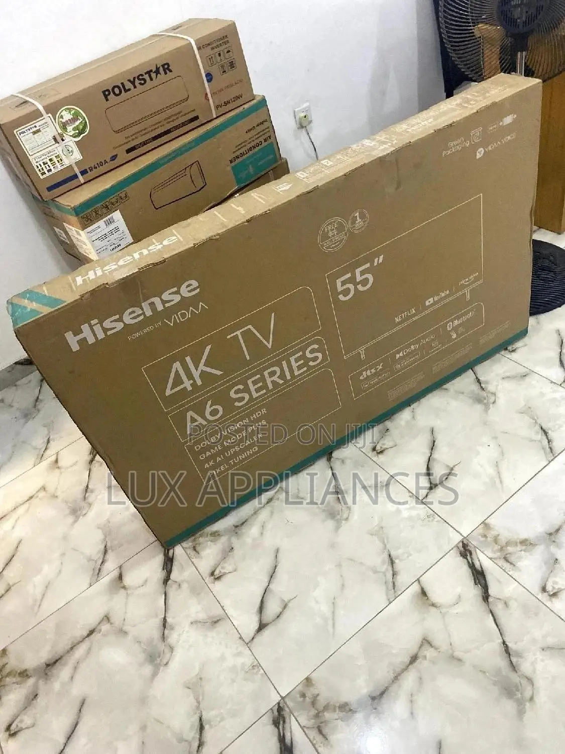 Hisense Ultra HD Wi-Fi Smart TV - 55" -55a6k