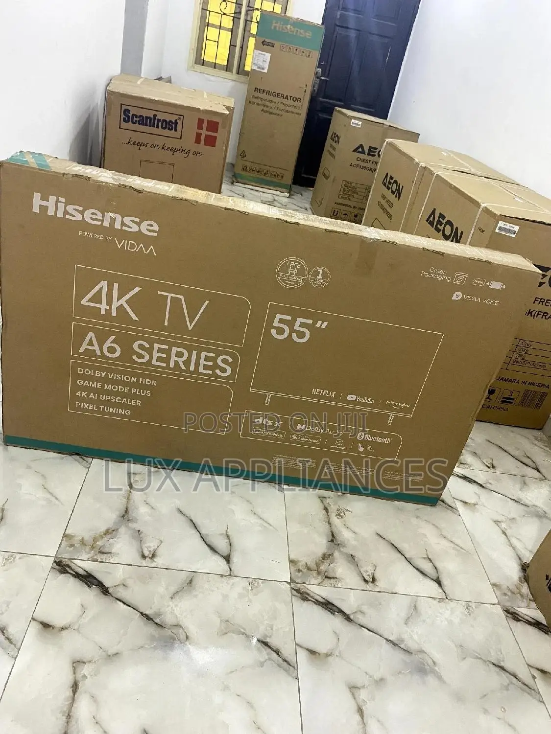 Hisense Ultra HD Smart TV - 55" -55a6k