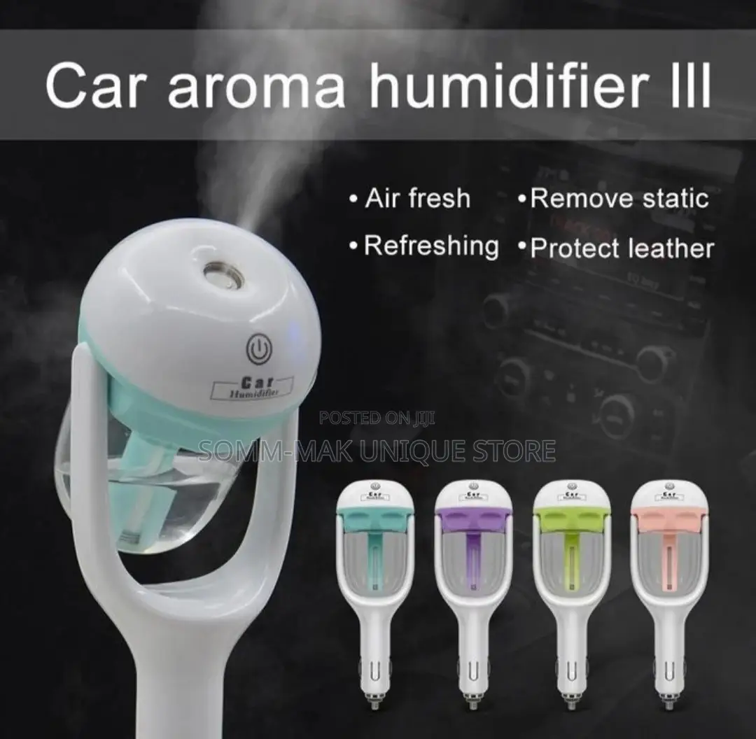 Mini 12V Car Steam Humidifier Air Purifier