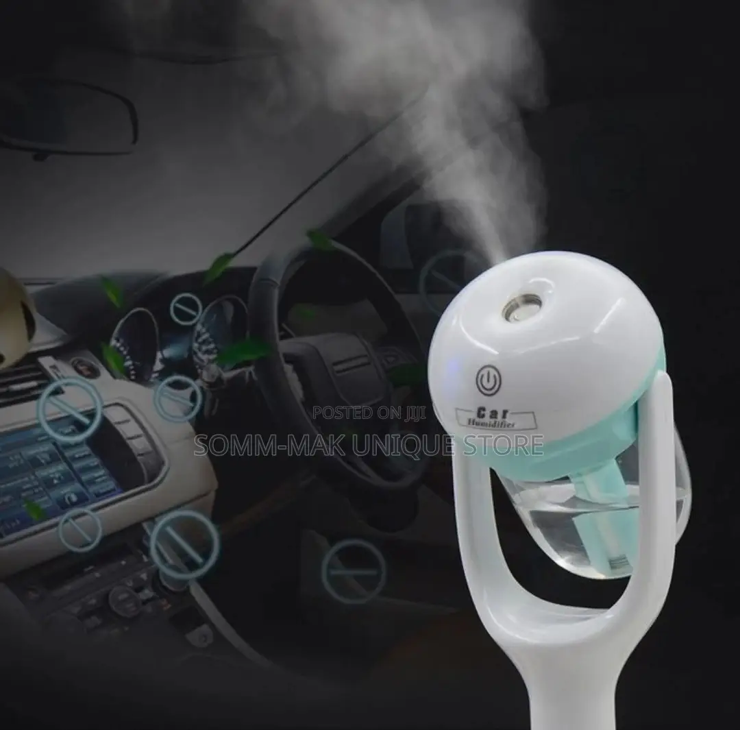 Mini 12V Car Steam Humidifier Air Purifier