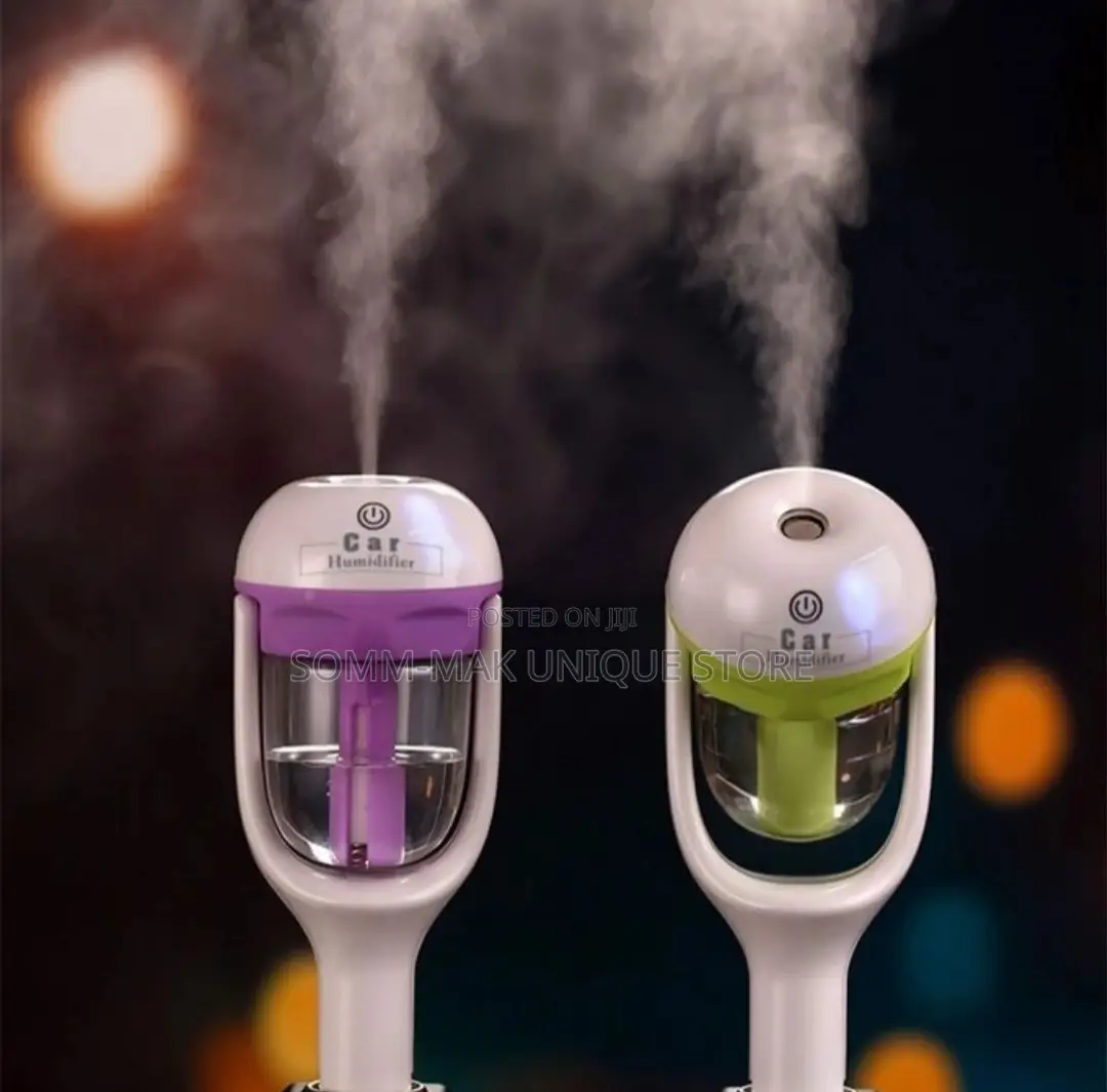 Mini 12V Car Steam Humidifier Air Purifier