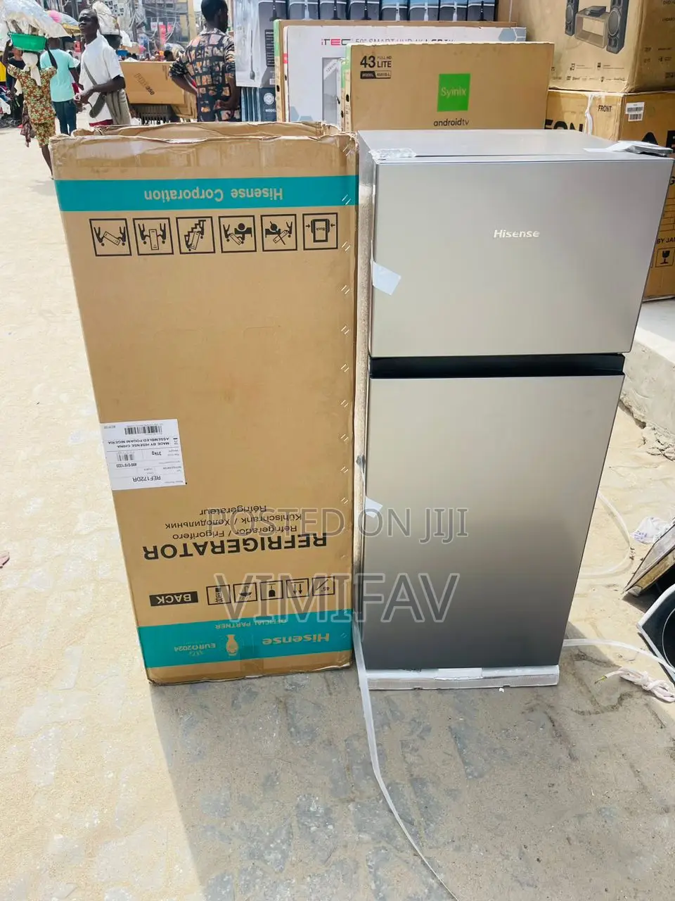 Hisense Double Door Fridge Model 172