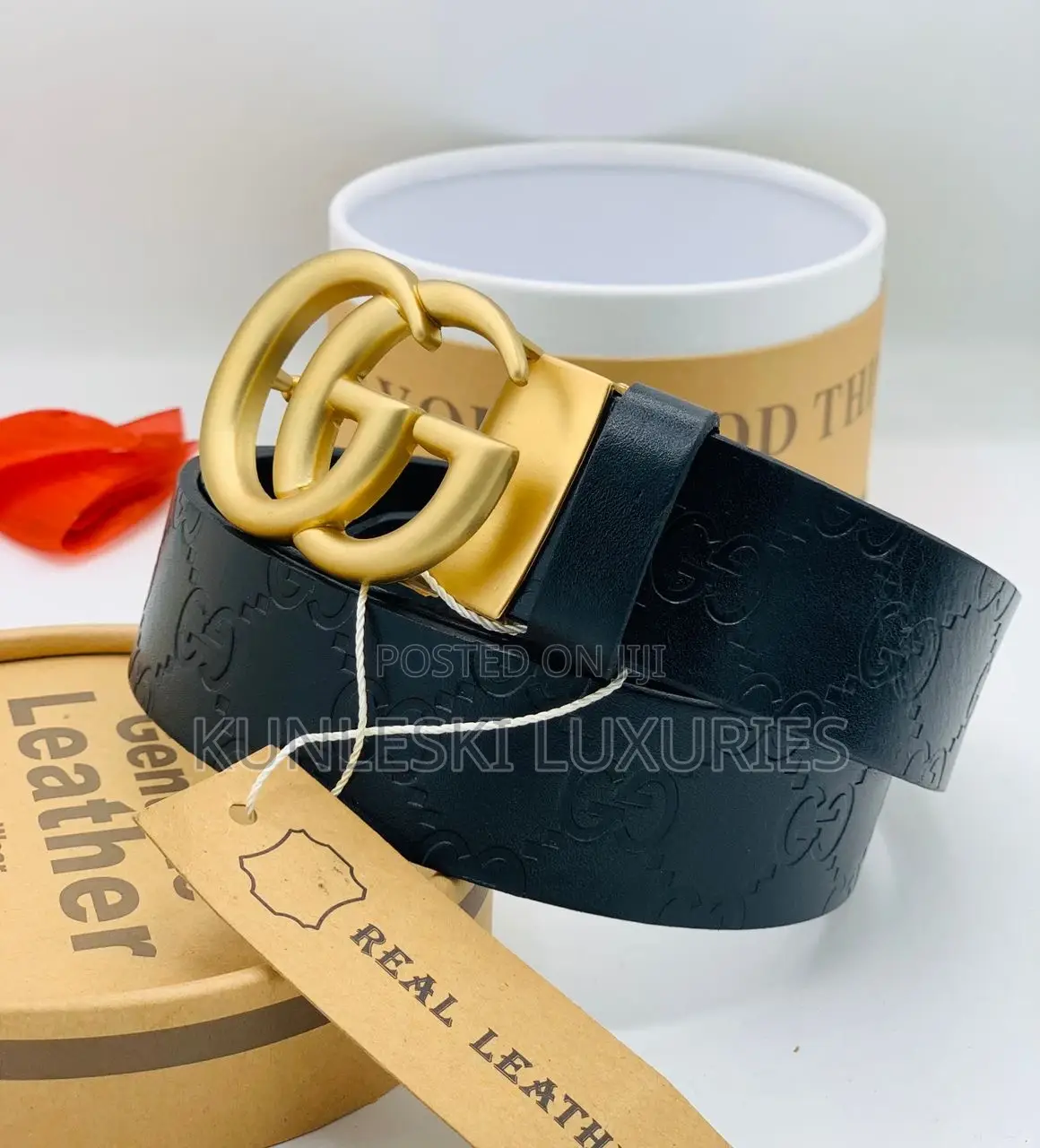 Original Gucci Leather Belt Collections