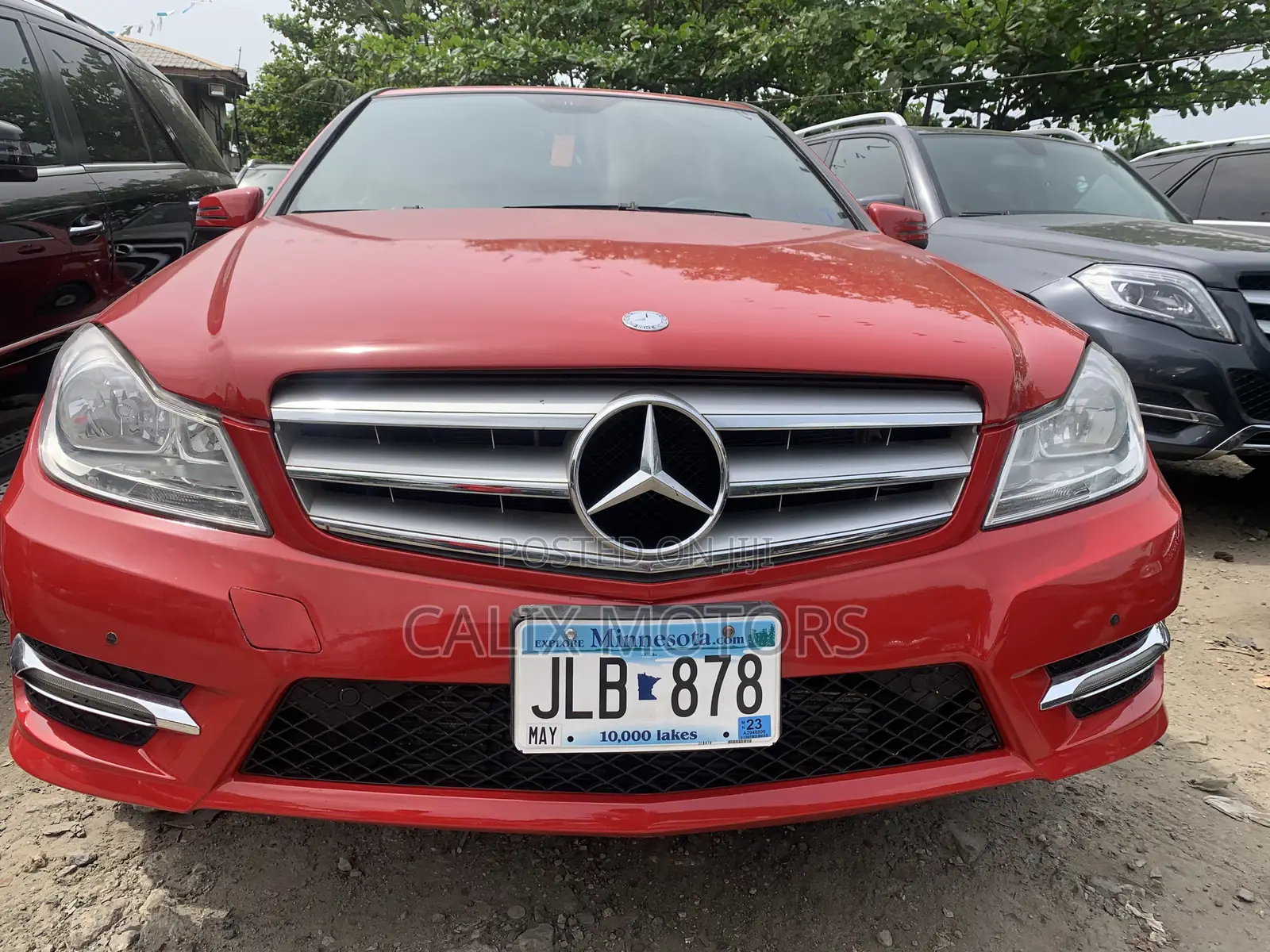 Mercedes-Benz C300 2013 Red