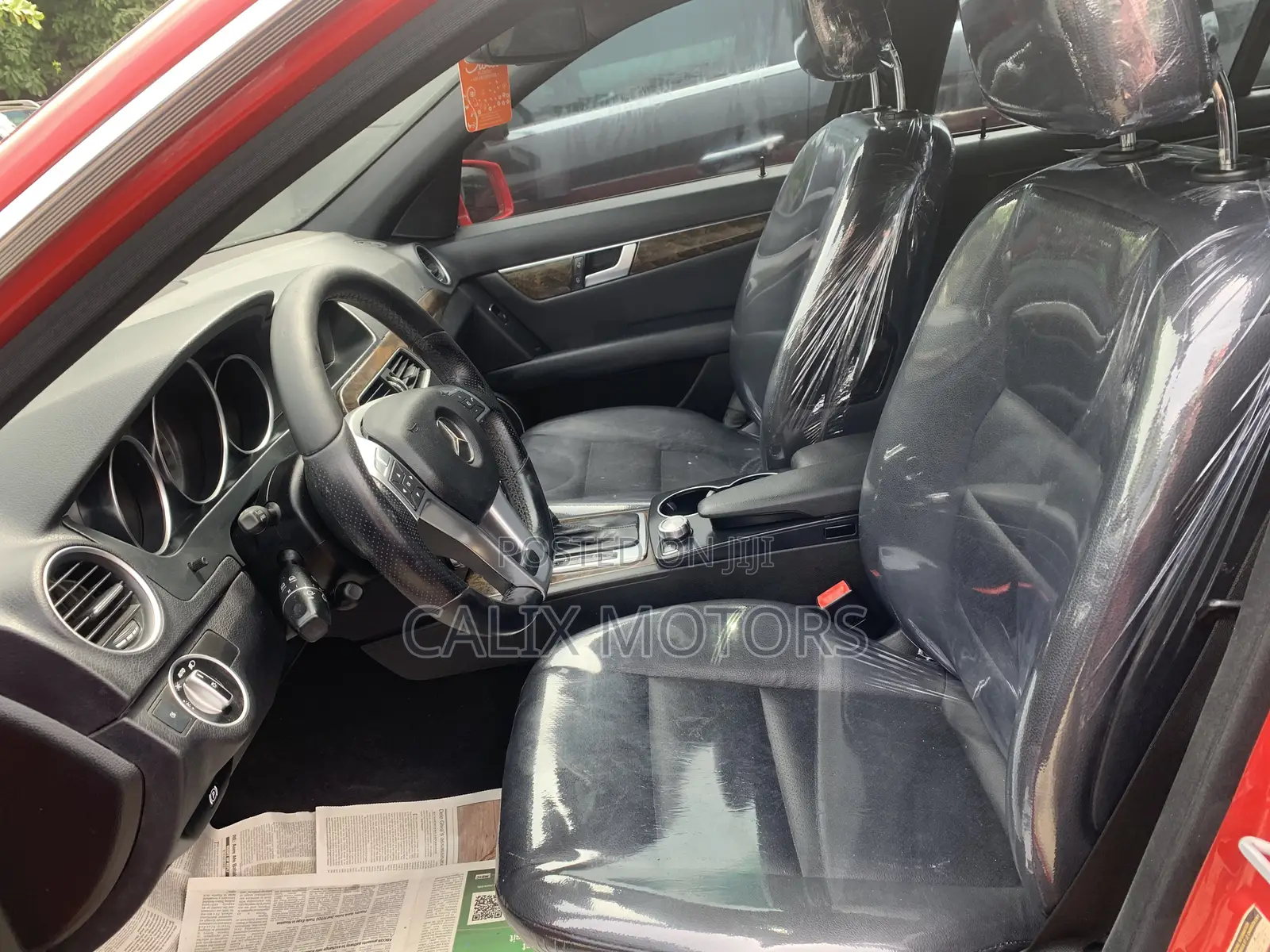 Mercedes-Benz C300 2013 Red
