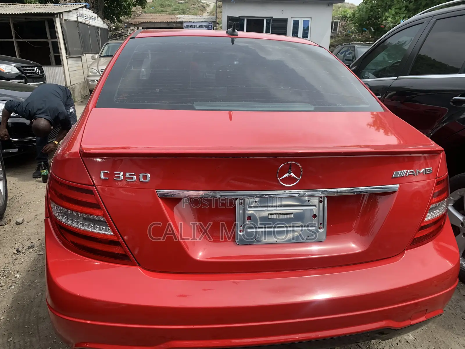 Mercedes-Benz C300 2013 Red