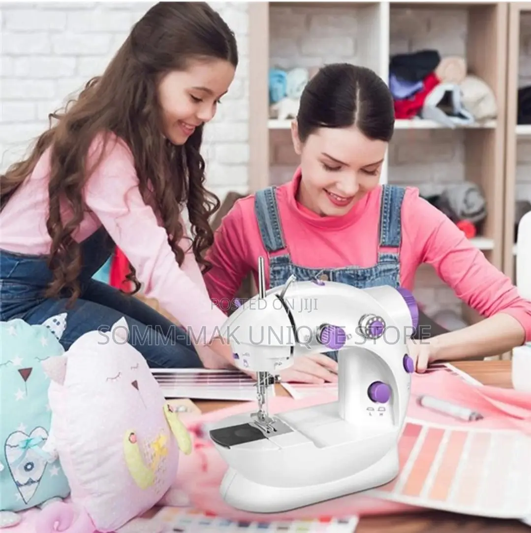 Sewing Machine Mini Portable With Night Light Foot Pedal