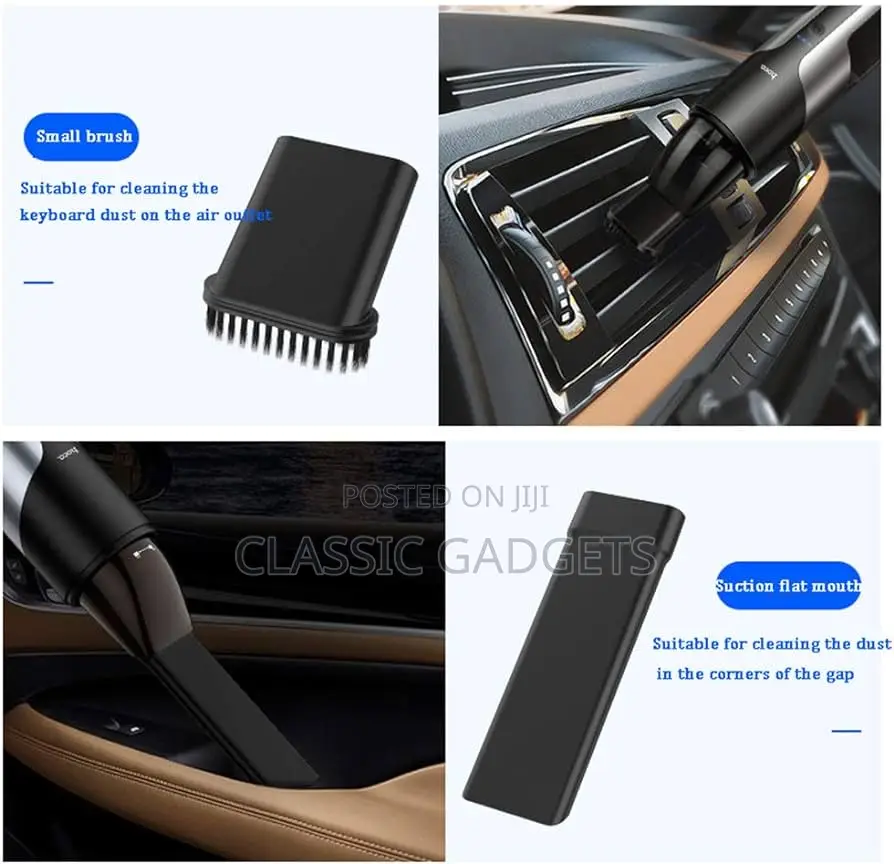 Cordless Handheld V1 Car Vacuum Cleaner With HEPA Filter