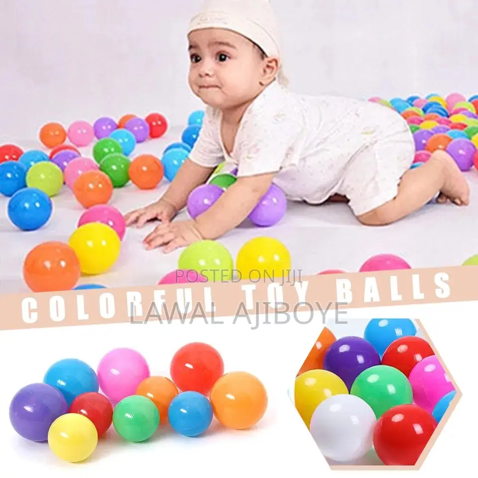 50pcs Outdoor Sport Ball Colorful Soft Water Swim Pool Ocean