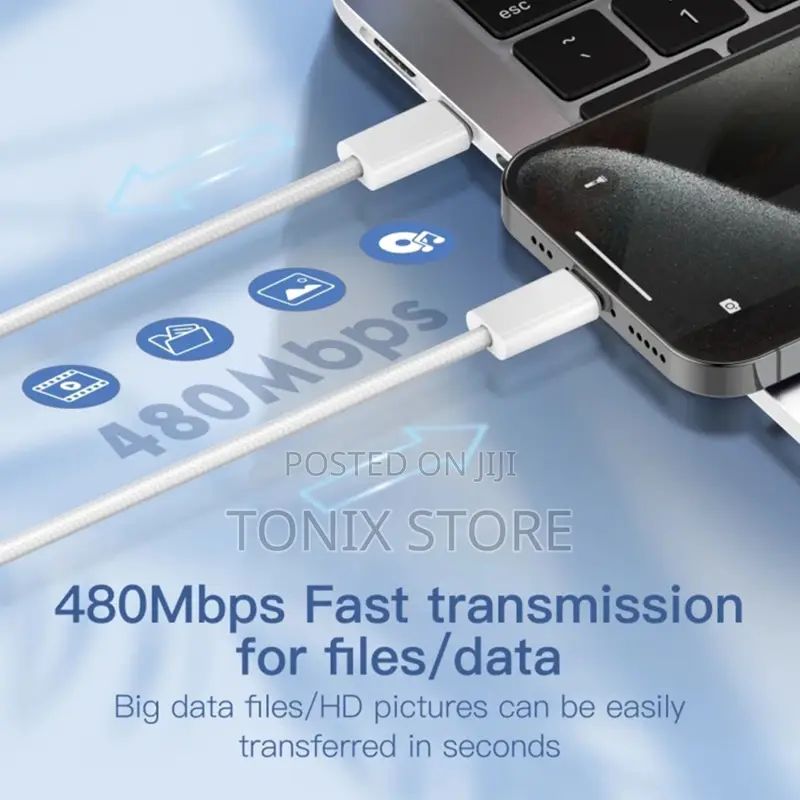 1M LDNIO 65watt Super Fast Data Cable for iPhone 15 Series