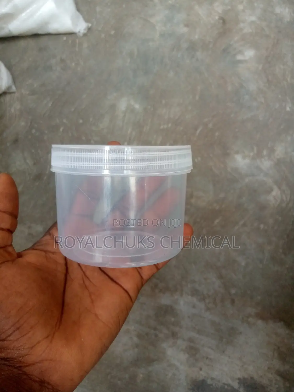 300g Poly Jar Transparent Cup Container