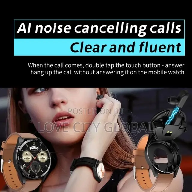 Gt5 Buds Smartwatch Bracelet 2in1 Wireless Earbuds, Sports