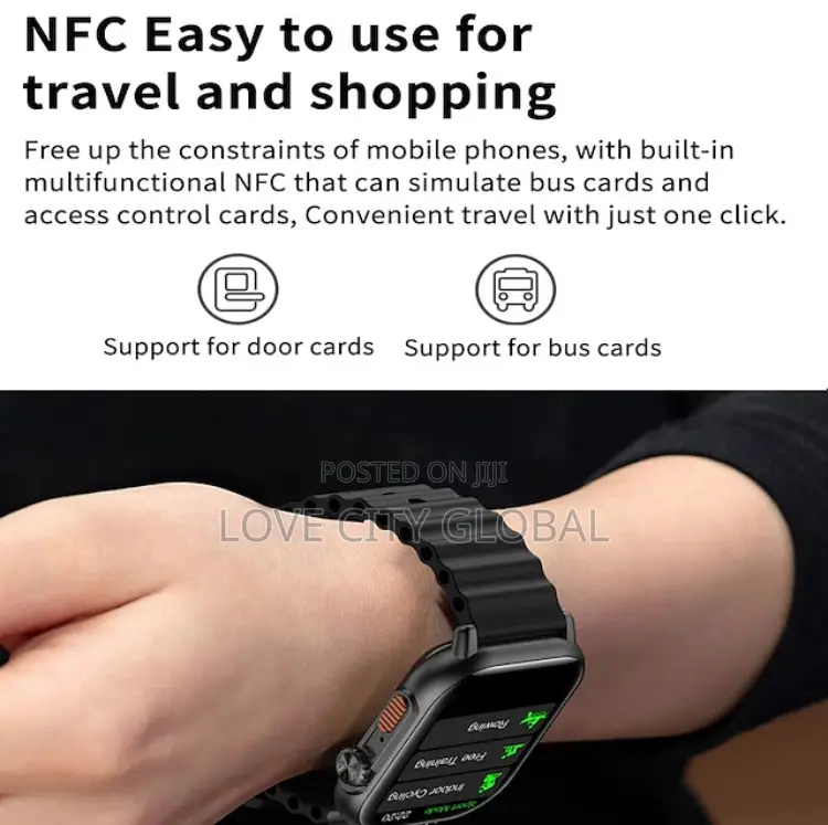 2024 Smartwatch Unisex 2.02” BT Call, IP68 Wireless Charger
