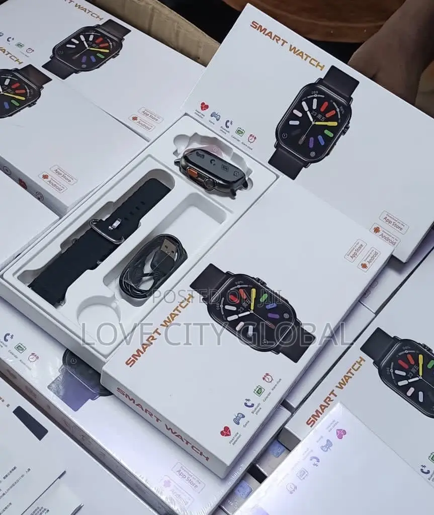 2024 Smartwatch Unisex 2.02” BT Call, IP68 Wireless Charger