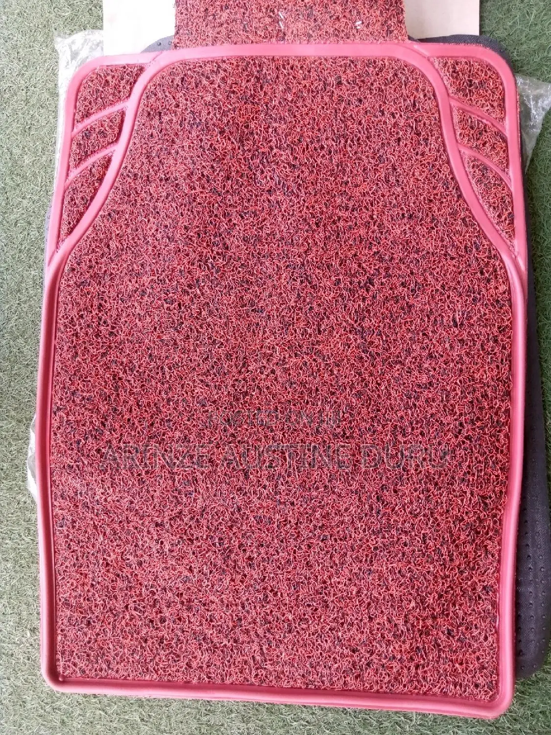 Red Original Rubber Rug Mat