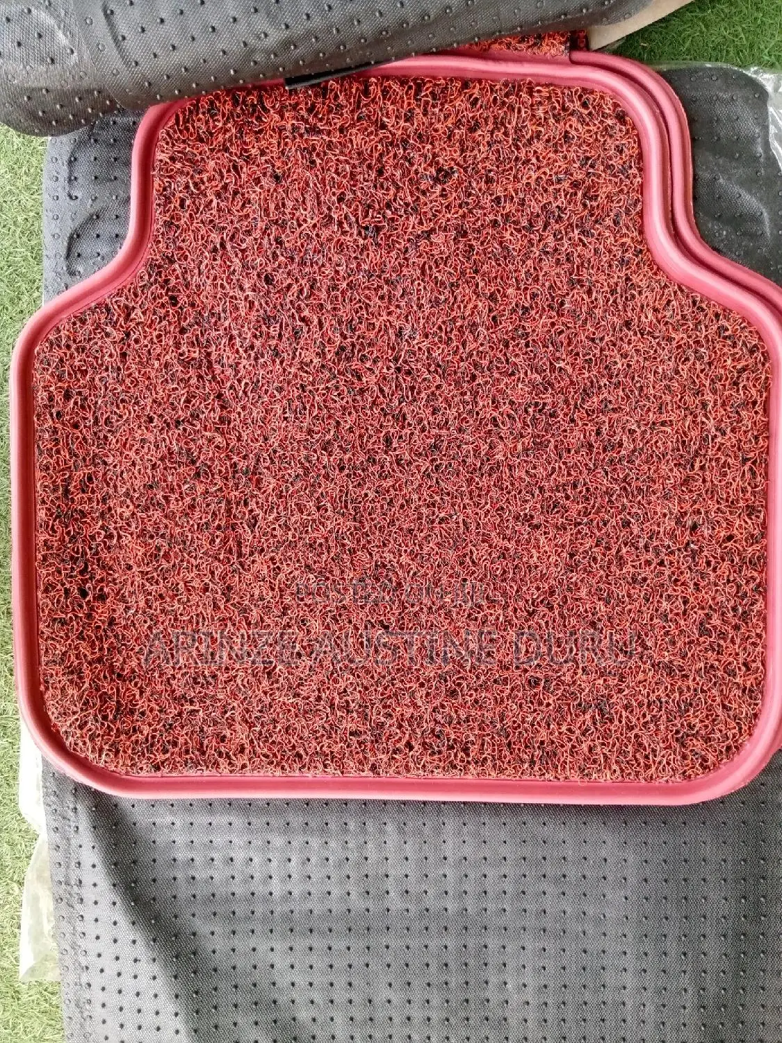 Red Original Rubber Rug Mat