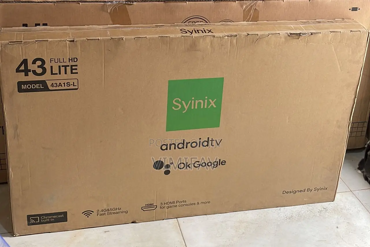 Syinix 43 Inches Android Tv With Google Play