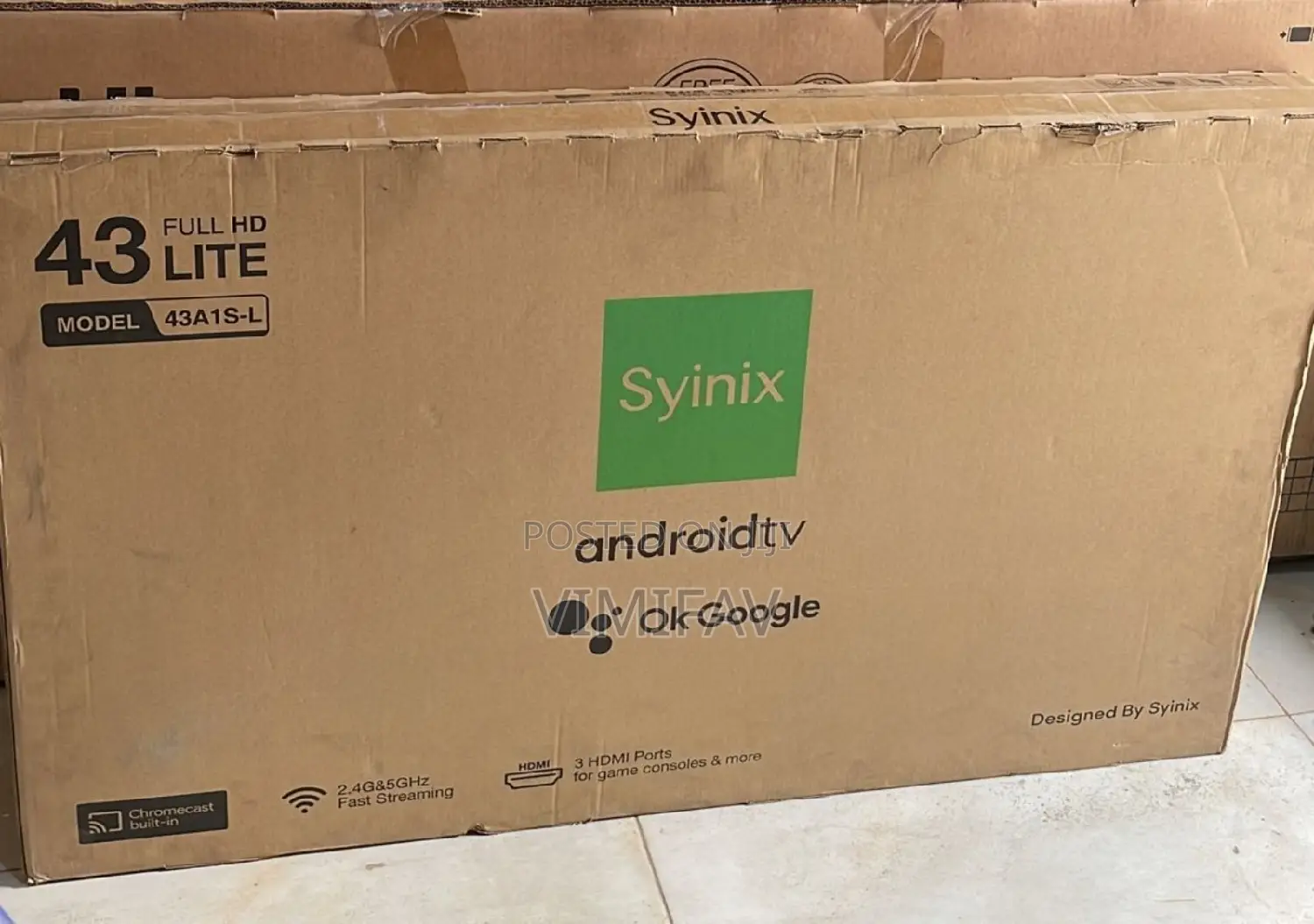 Syinix 43 Inches Android Tv With Google Play