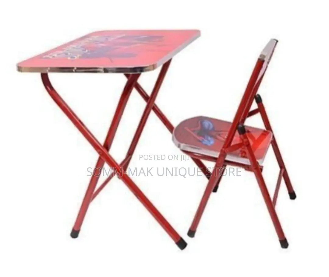 Kid's Children Cartoon Character Study Table and Chair