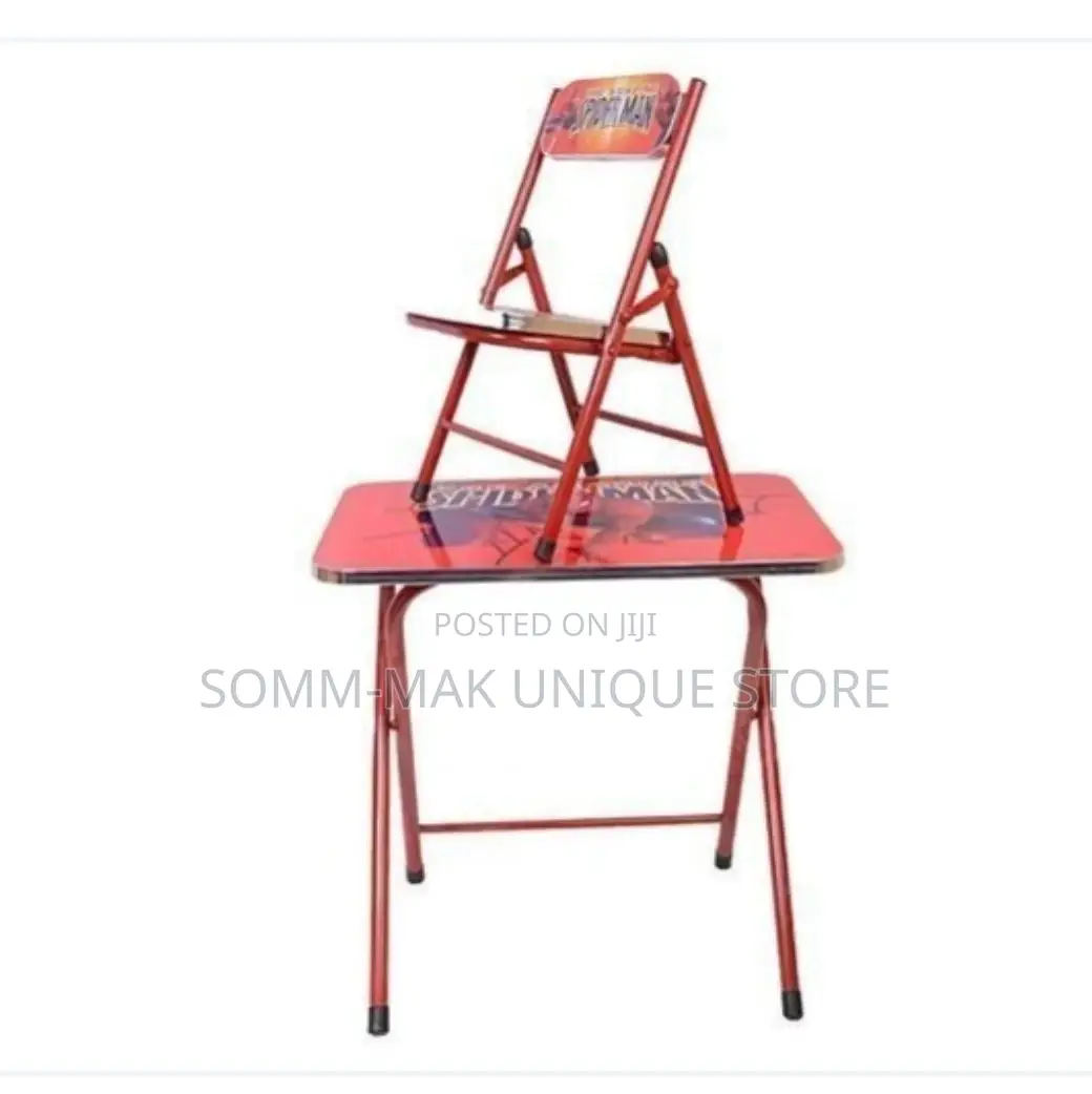 Kid's Children Cartoon Character Study Table and Chair