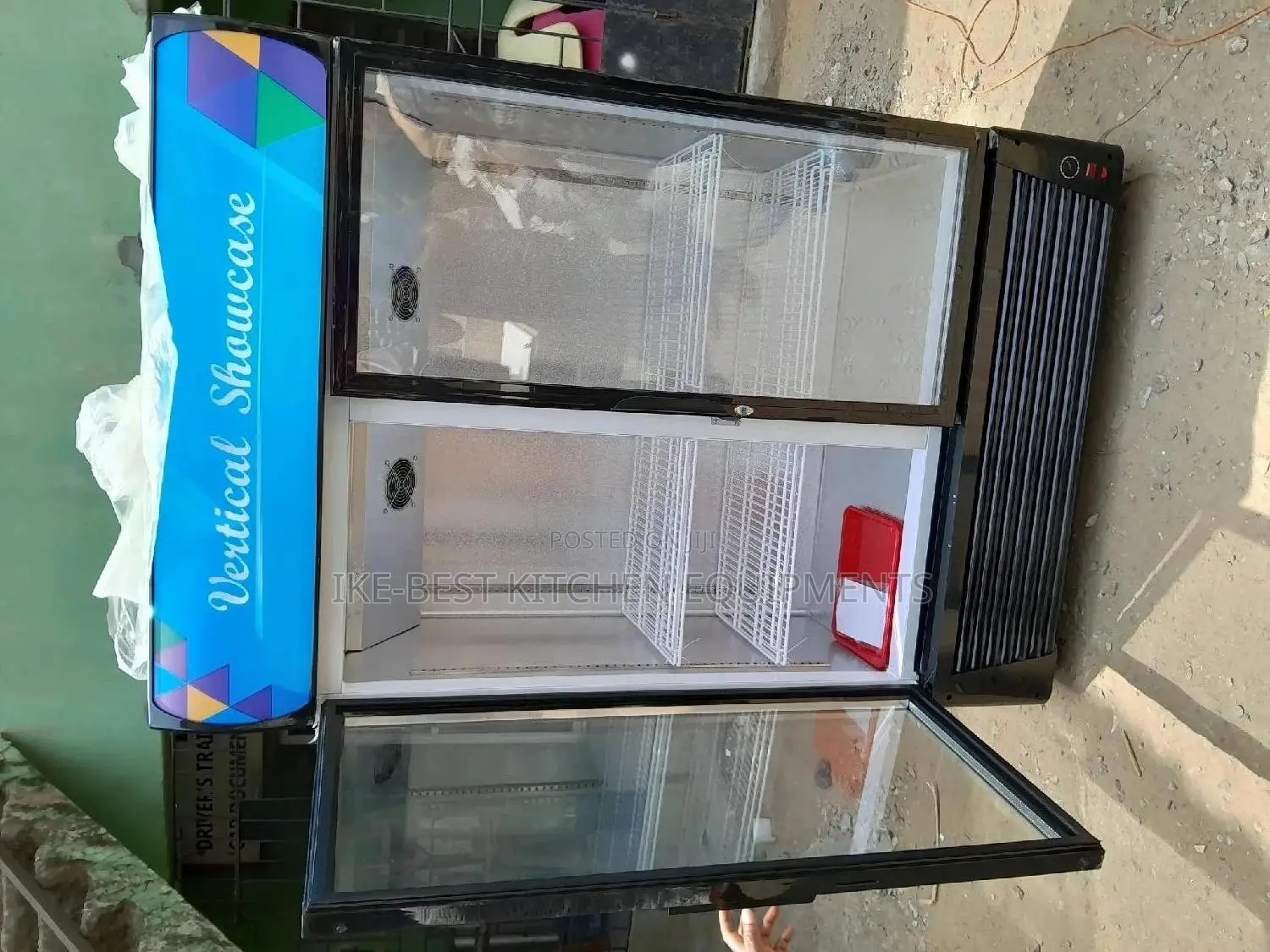 Double Vertical Showcase Chiller