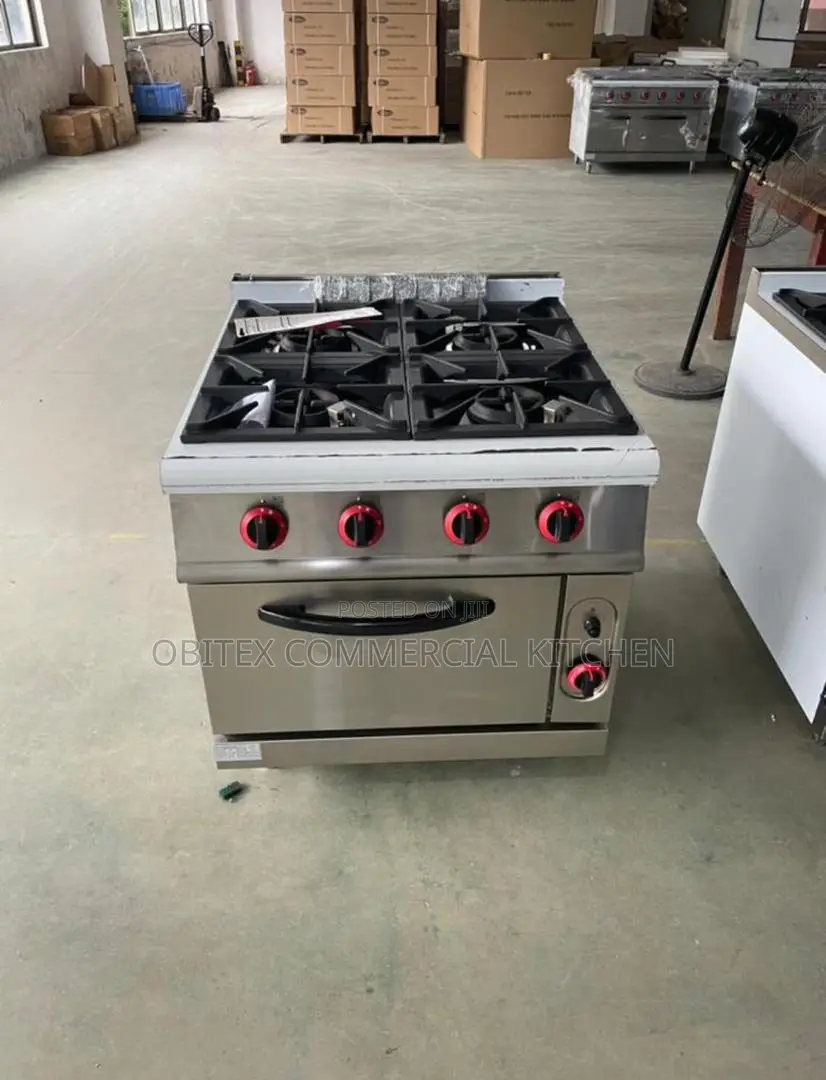 Industrial 4burners Gas Cooker With Oven Is Available for Sales