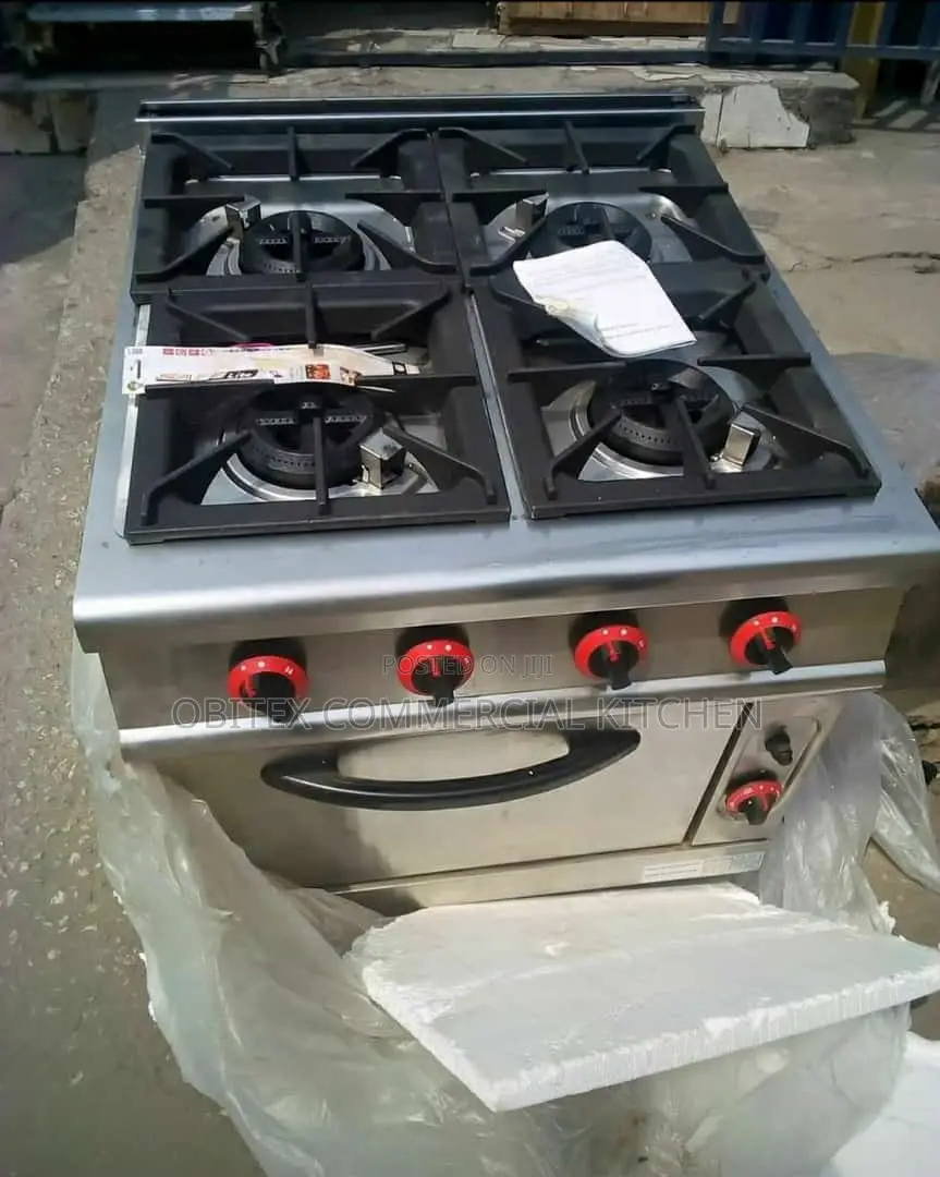 Industrial 4burners Gas Cooker With Oven Is Available for Sales