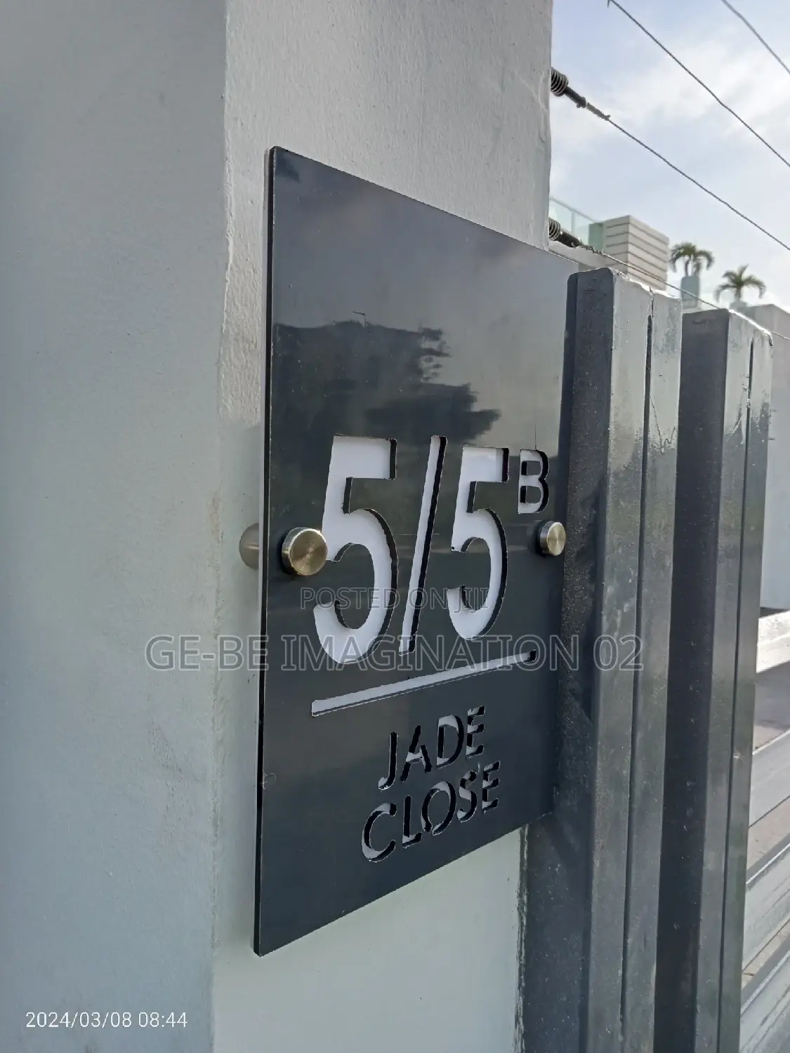 House Number Outdoor Sign