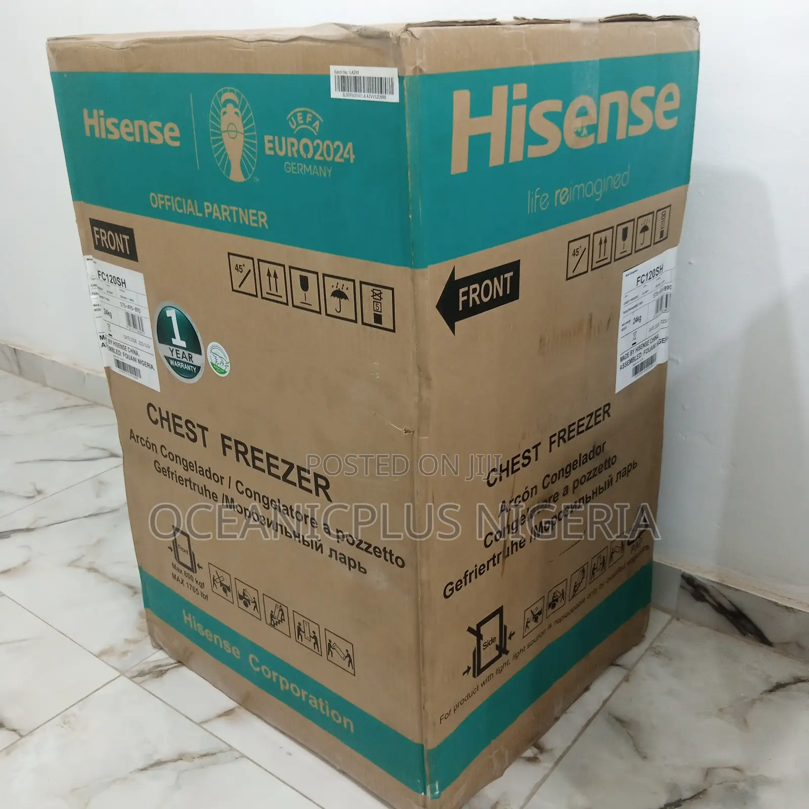 Classic Hisense Chest Freezer 95 Litres, Fc120sh