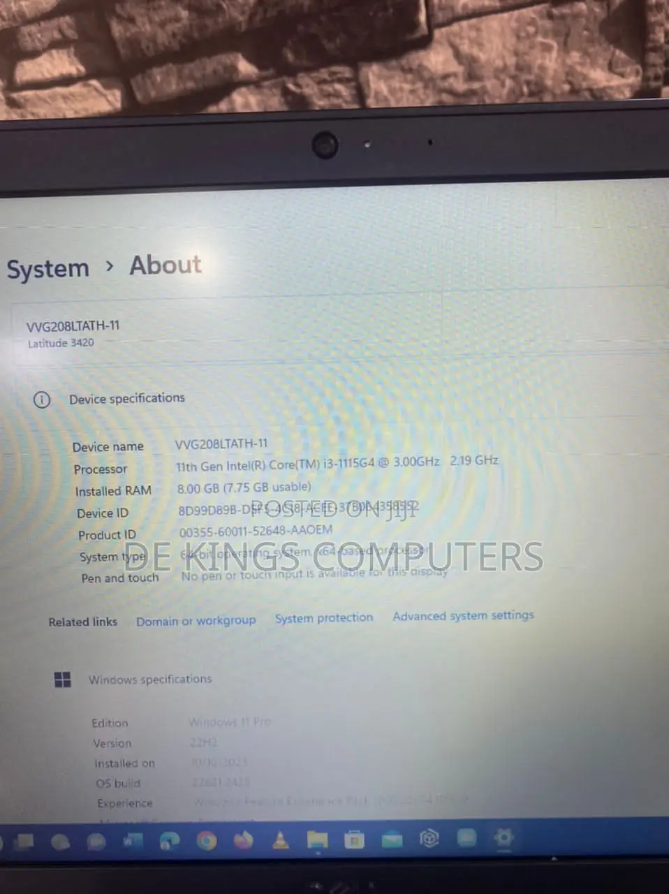 Laptop Dell Latitude 3420 8GB Intel Core I3 SSD 128GB