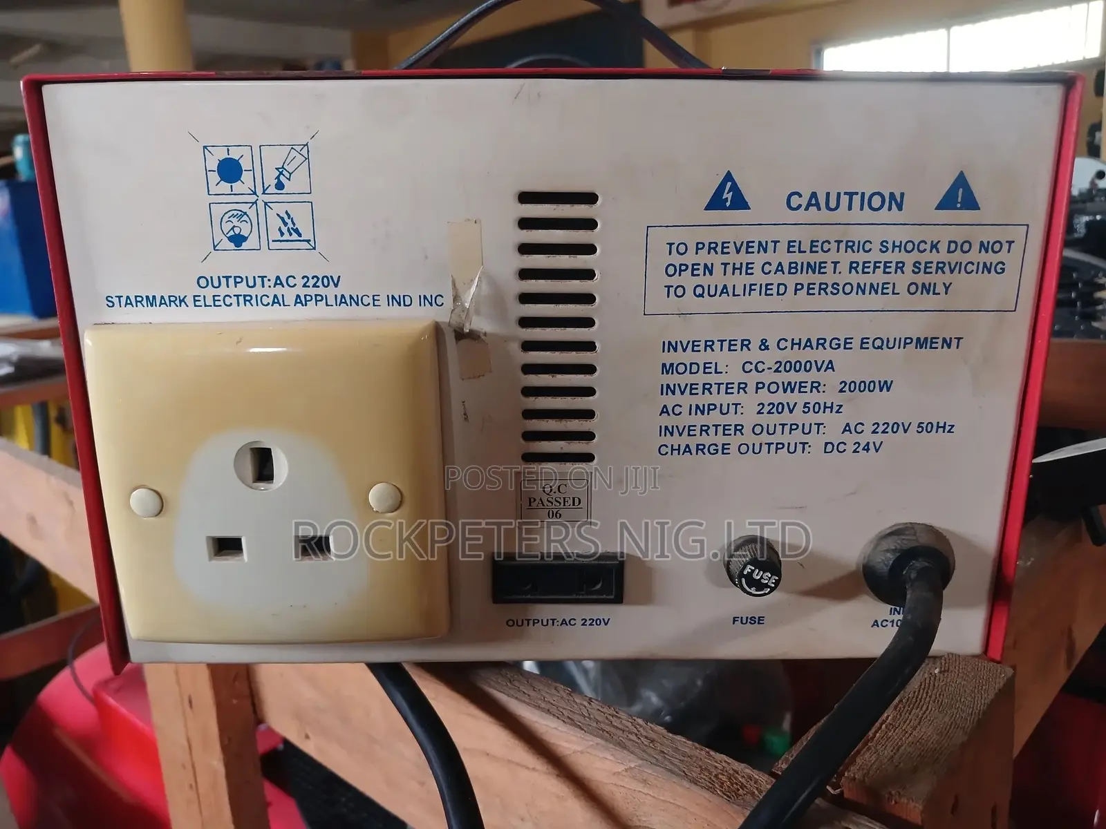 Starmark Cc-2000va Inverter Charger Equipment
