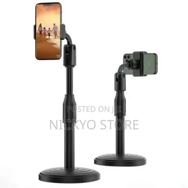 Adjustable Desktop Phone Stand – Heavy Base