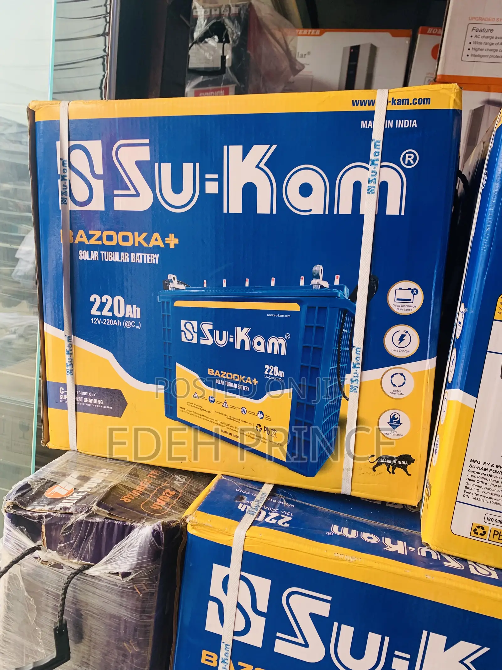 220ah Su-Kam Batteries