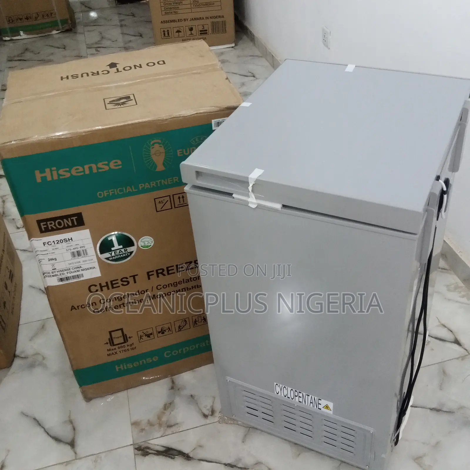A1 Hisense Chest Freezer 95 Litres, Fc120sh