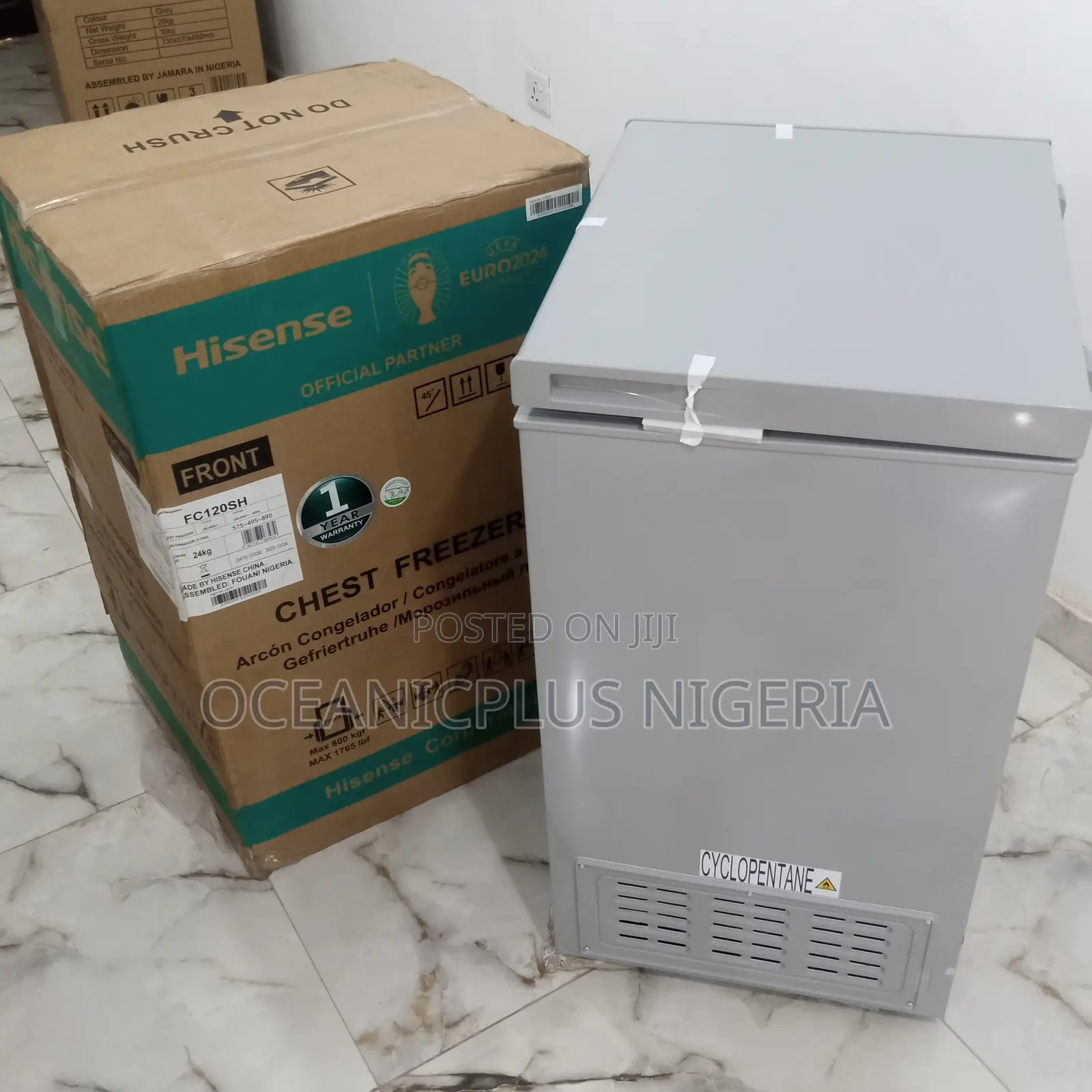 Top Quality Hisense Chest Freezer 95 Litres, Fc120sh