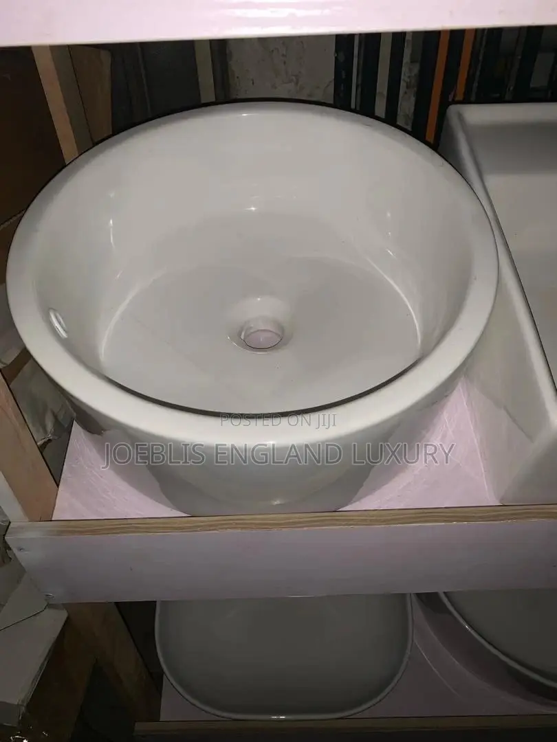 White Basin Top Round 40cm