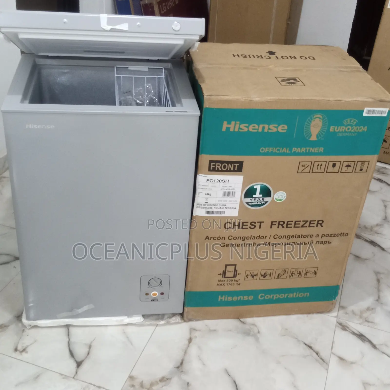 Strong Hisense Chest Freezer 95 Litres, Fc120sh