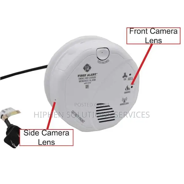 Wireless Smoke Detector Hidden Camera Fire Alarm Spy