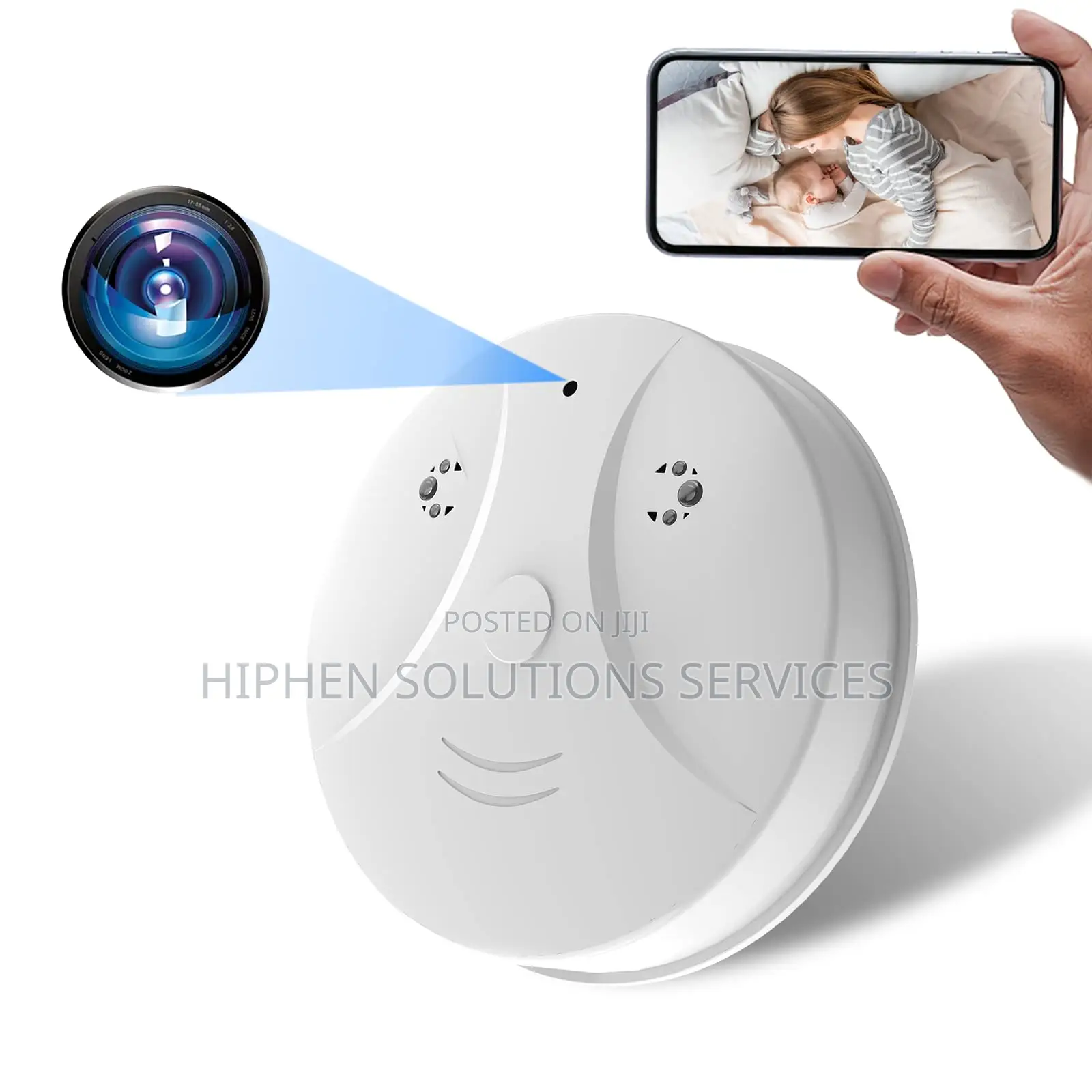 Wireless Smoke Detector Hidden Camera Fire Alarm Spy