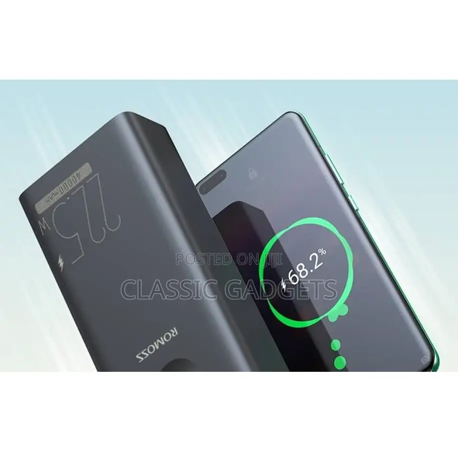 ROMOSS PEA40PF Powerbank - Sort - 40000 Mah