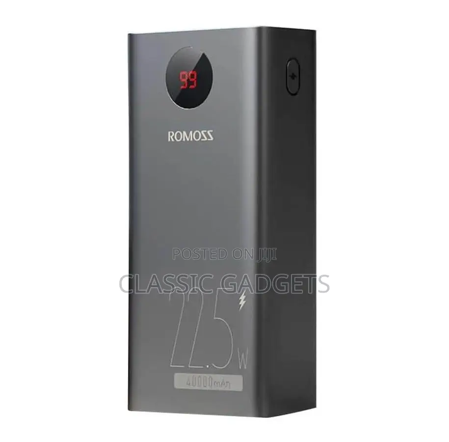 ROMOSS PEA40PF Powerbank - Sort - 40000 Mah