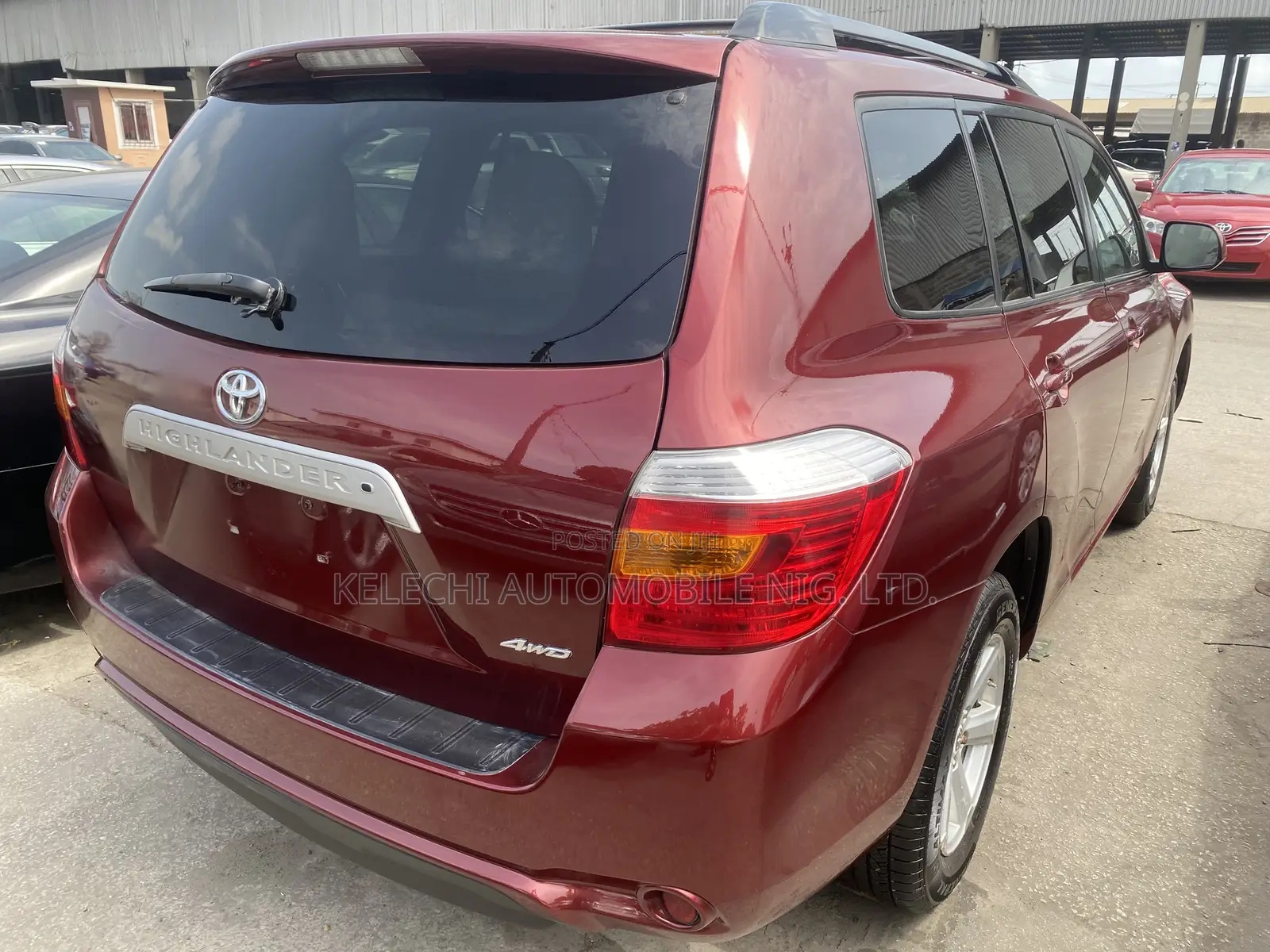 Toyota Highlander Sport 2010 Red