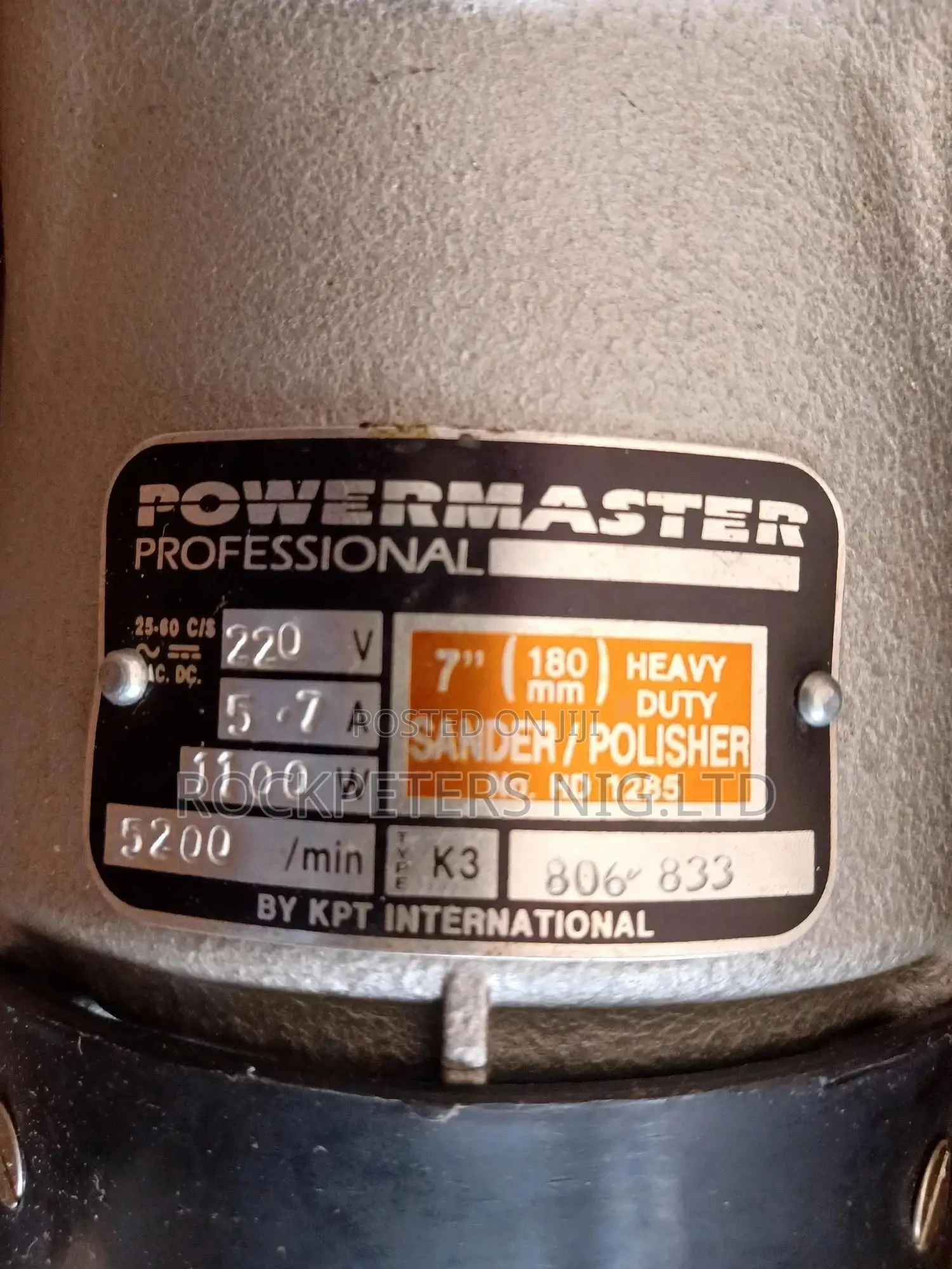 Power Master 180mm Sander Polisher Hd-1285 