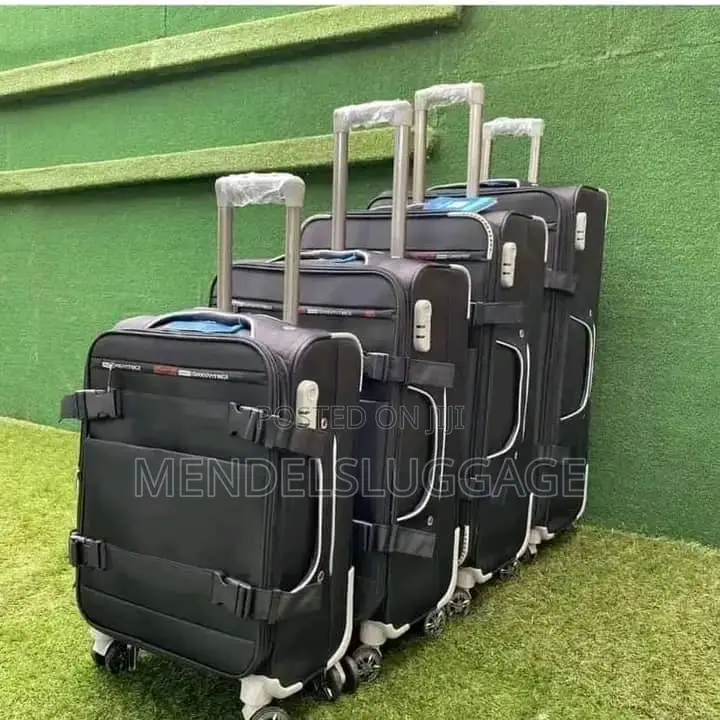 4 Classical Set of Trolley Luggages for Sale